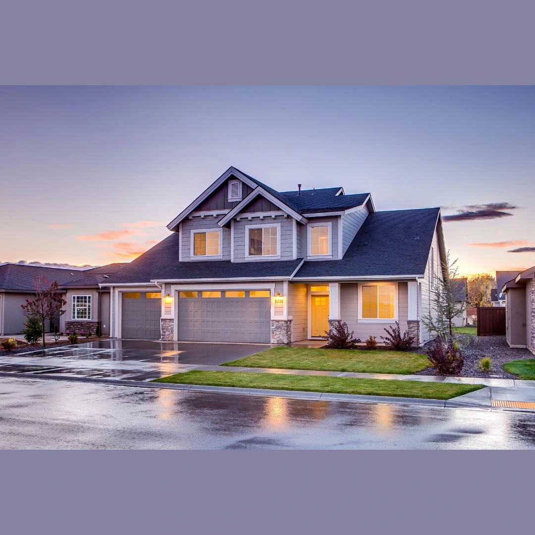 Dream of a house with modern architecture and beautiful garden